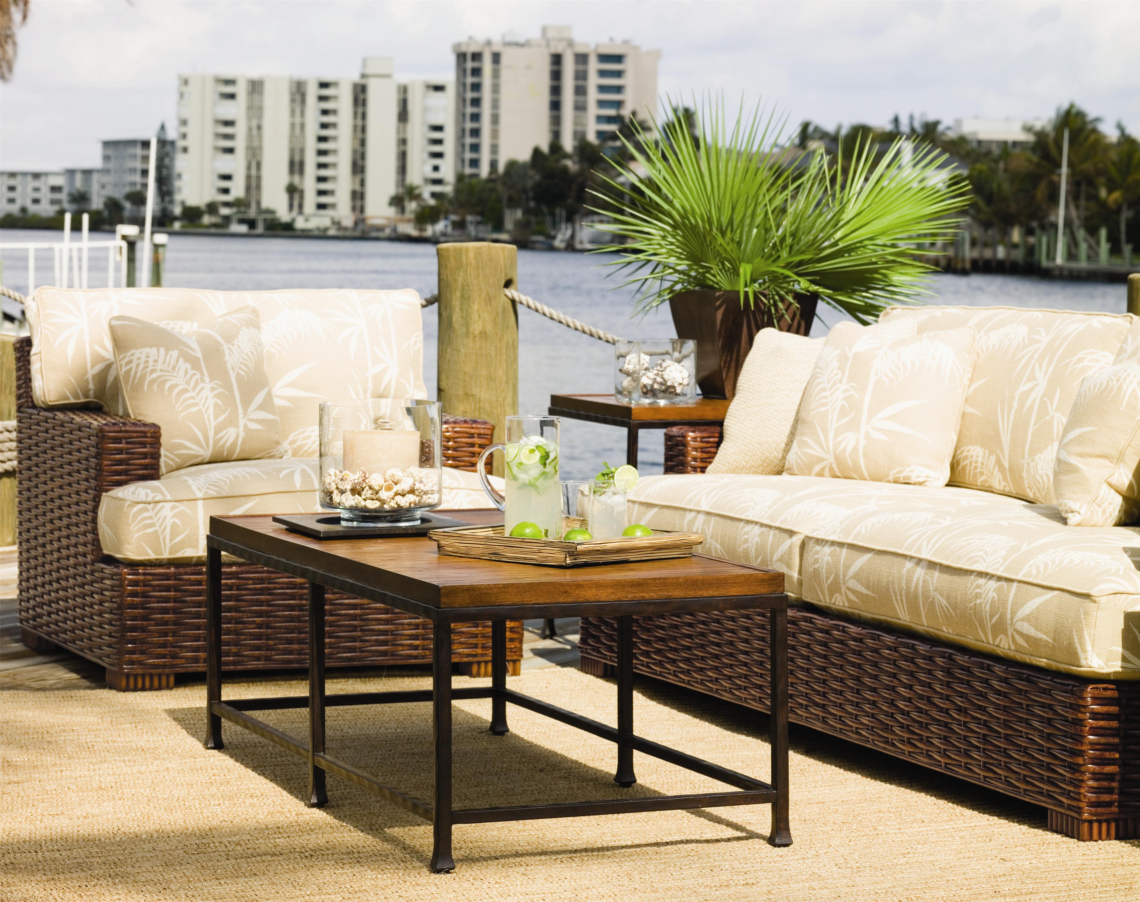 Tommy Bahama Home Ocean Club 179211 Woven Split Rattan Salina Chair